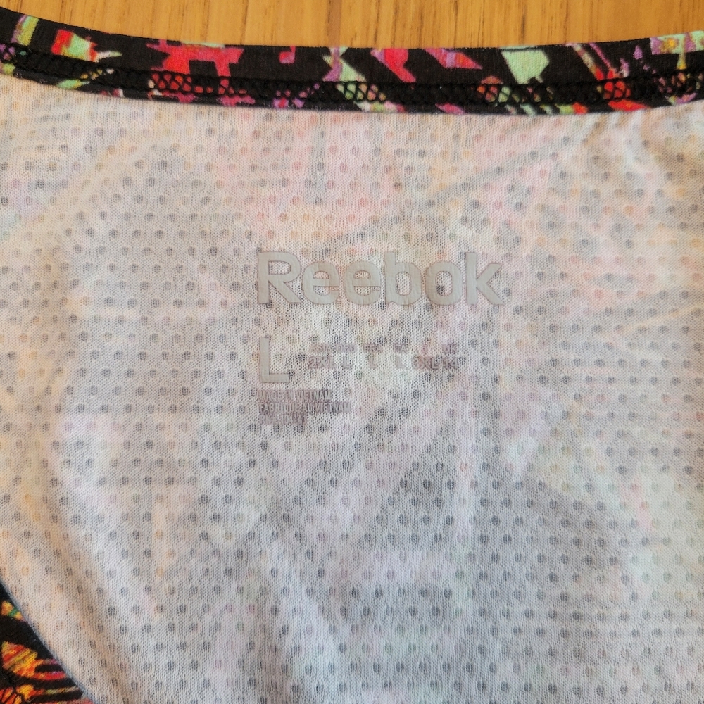 Reebok Multicolor Geometric Pattern Tank - image 6